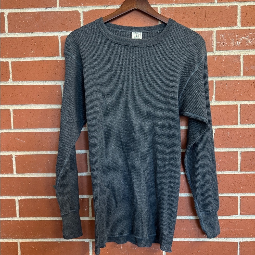 Vintage Northwest Territory Thermal Waffle Knit Shirt Gray (Men’s L) USA Made